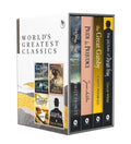 World's Greatest Classics (Set of 4 Books): Pride and Prejudice, The Great Gatsby, Wuthering Heights, and The Picture of Dorian Gray - Jane Austen, F. Scott Fitzgerald, Emily Bronte, and Oscar Wilde (Box Set, Paperback)