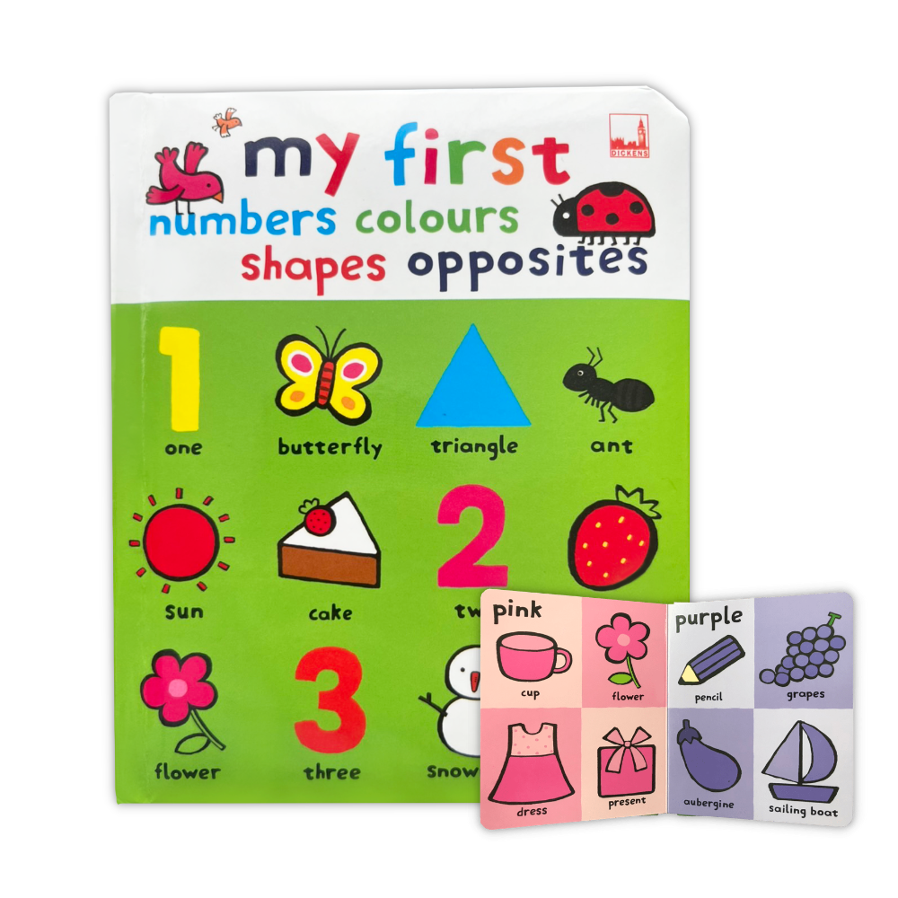 My First Numbers Colours Shapes Opposites - Dickens Publishing Ltd (Board Book)