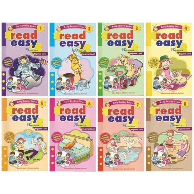 ReadEasy Phonics, Beginner Level (Set of 8 Books) - Nik Eliani Nik Nawi & Othman Ahamad (Box Set, Paperback)